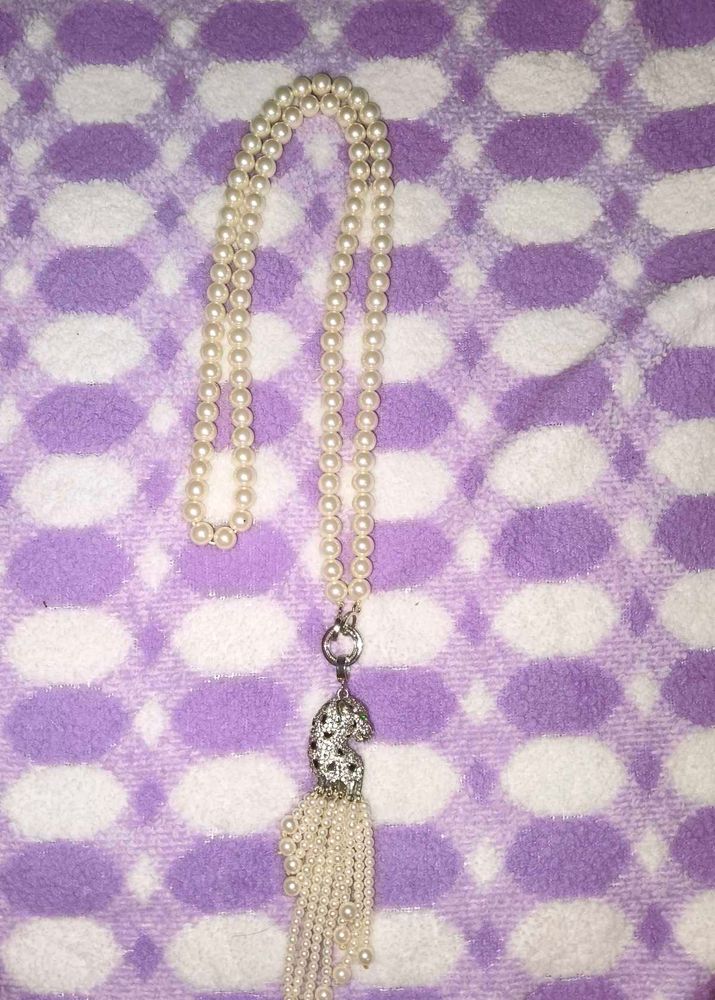 Pearl Tassel Necklace