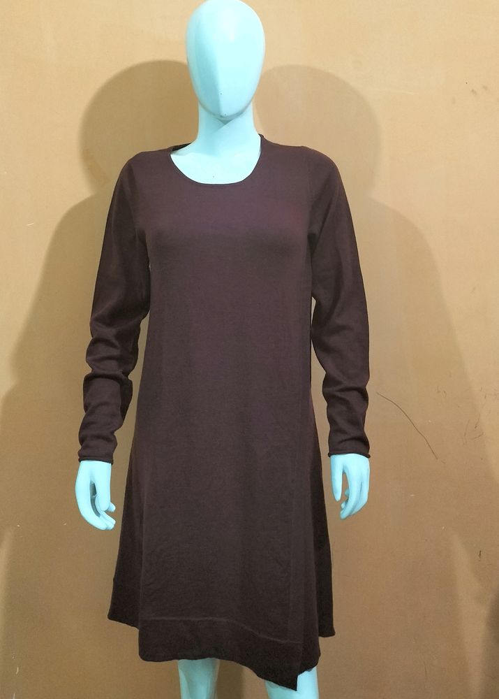 Woolen Frock Style Dress