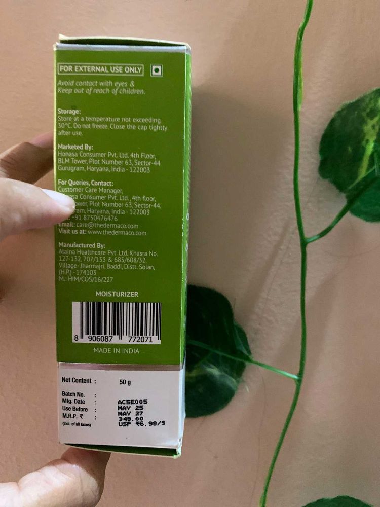 Derma Co. Moisturizer