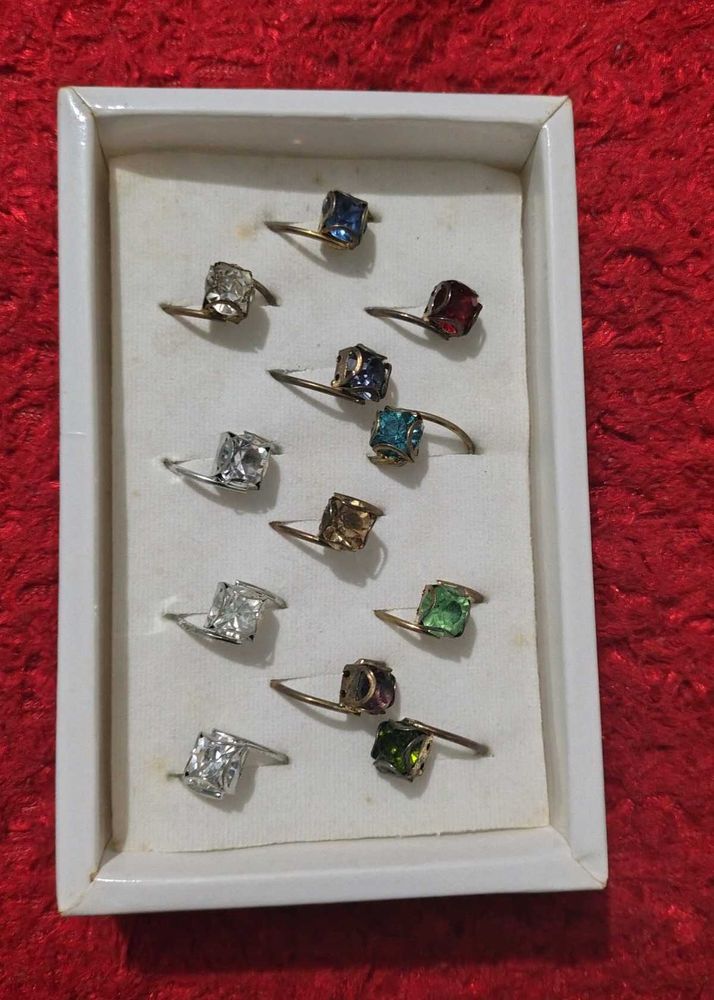 Colorful Gemstone Rings 1