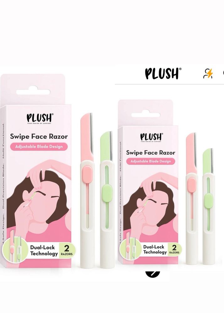 PLUSH Face Razor pack 4