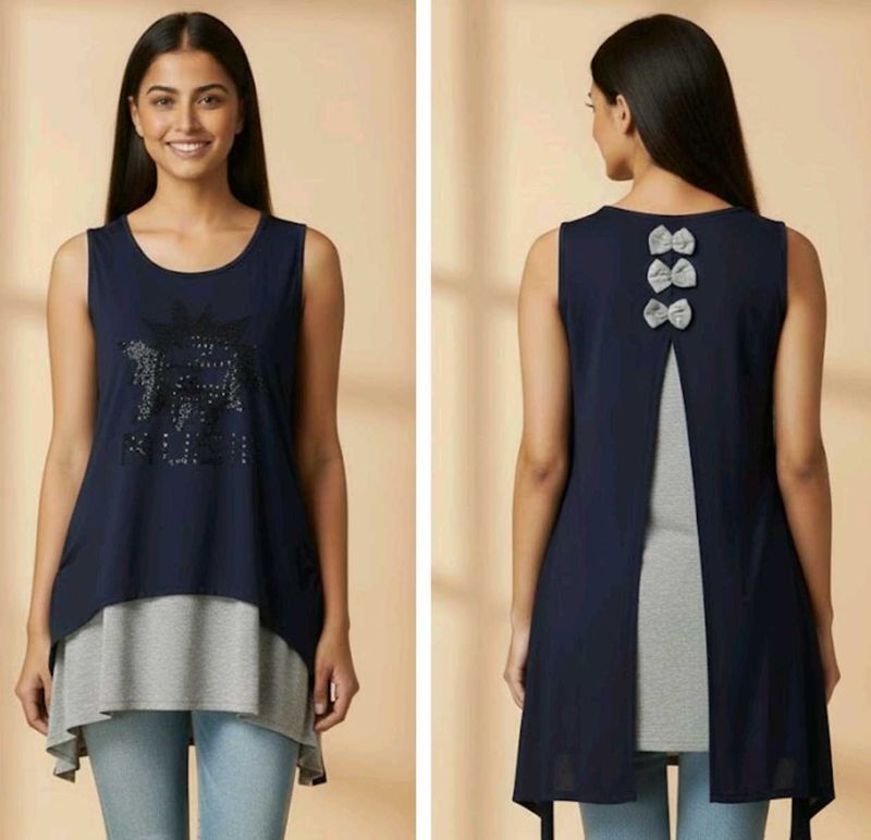 ‼️FREE DELIVERY‼️ Layered Sleeveless Top