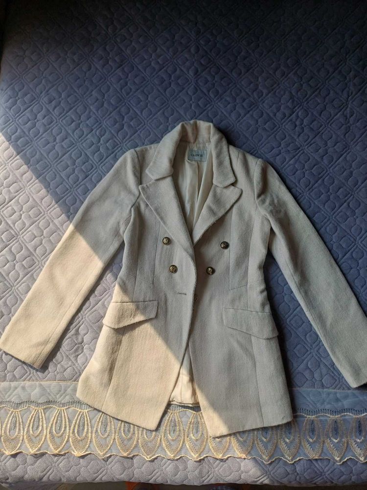 Offwhite Double-Breasted Blazer