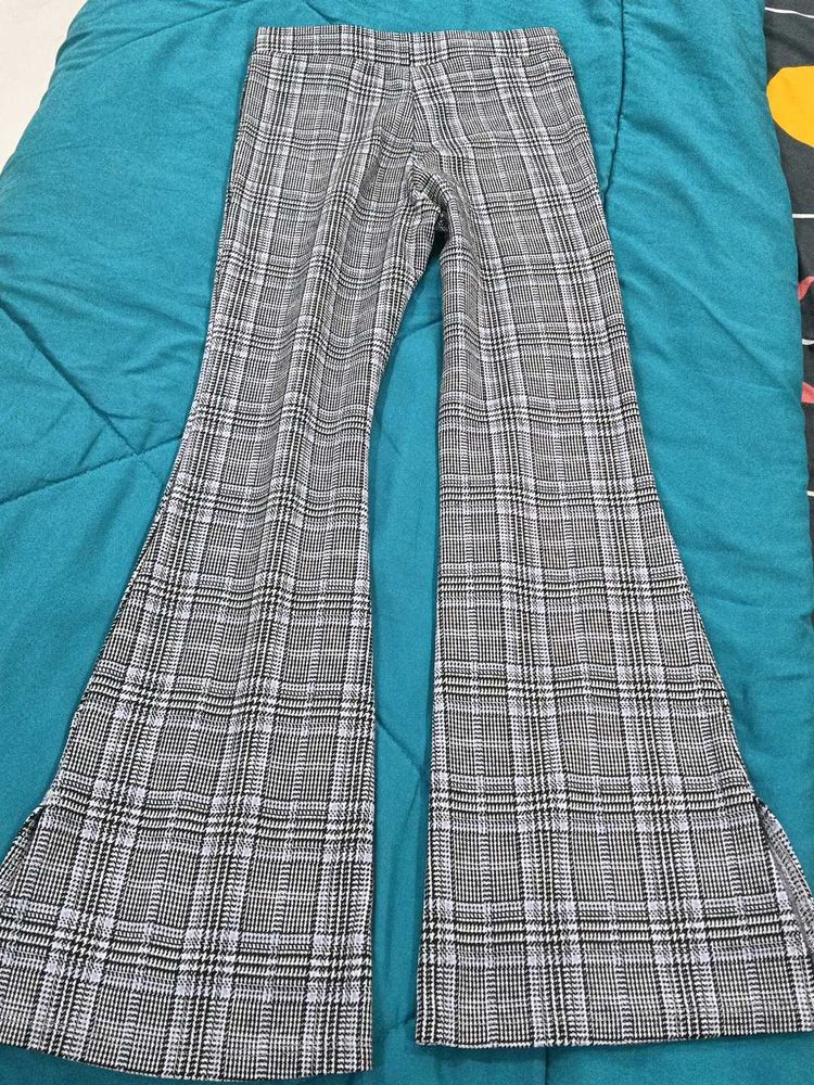 Bootcut Check Trousers💕✨