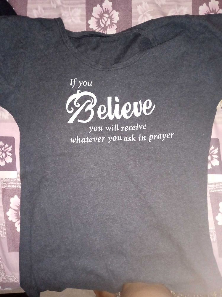 Gray Graphic T-Shirt