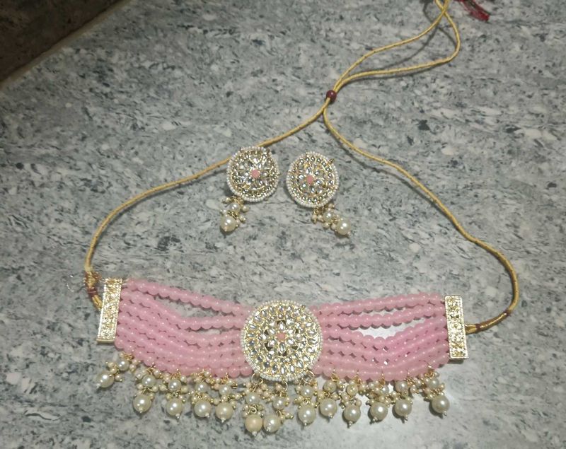 Pink  Necklace