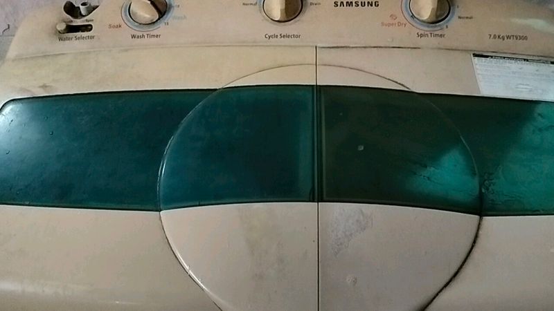 working washing machine