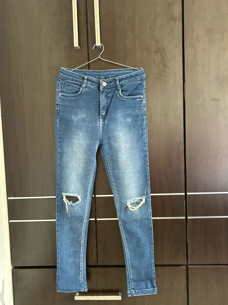 HIGHRISE BLUE JEANS 👖