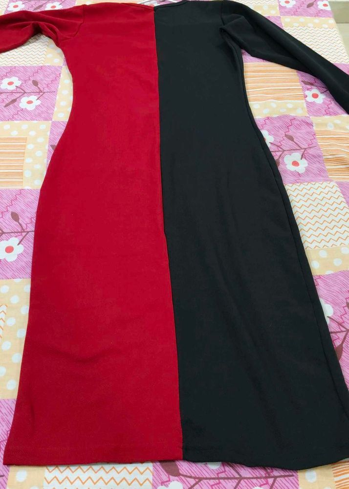 Women&#39;s Bodycon Colourblock Maxi Dress