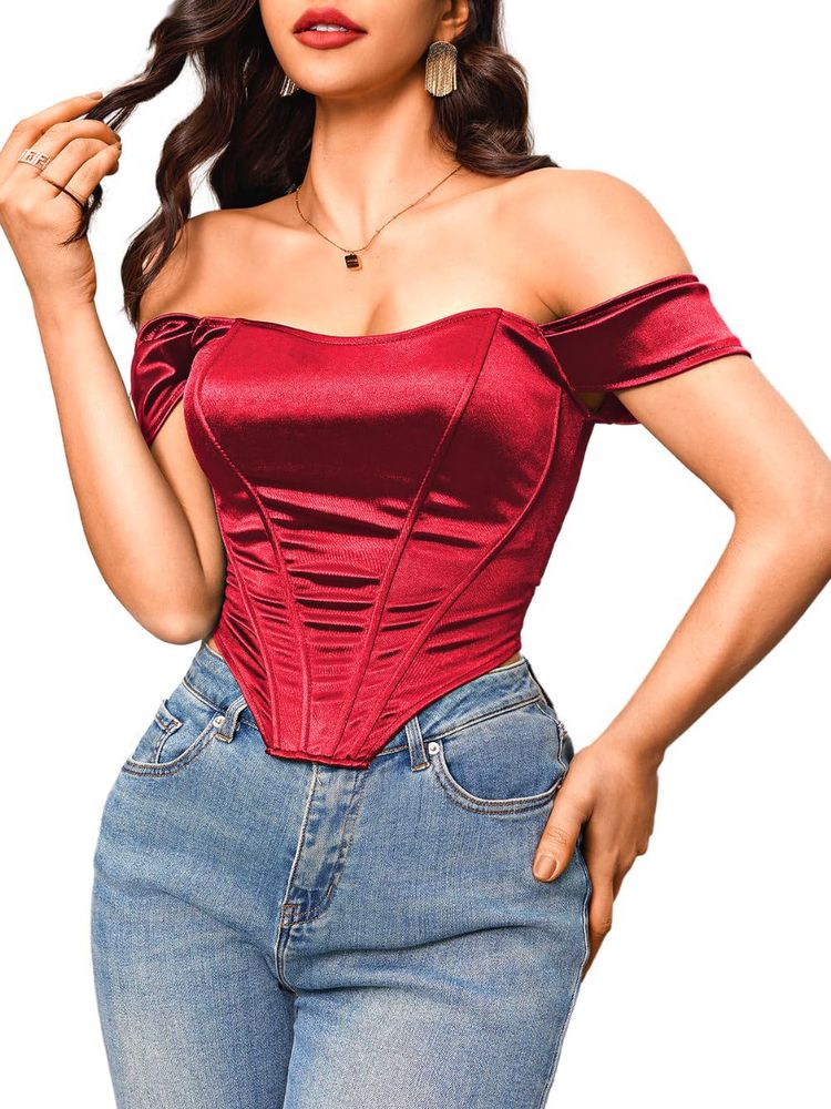 Red Satin Corset