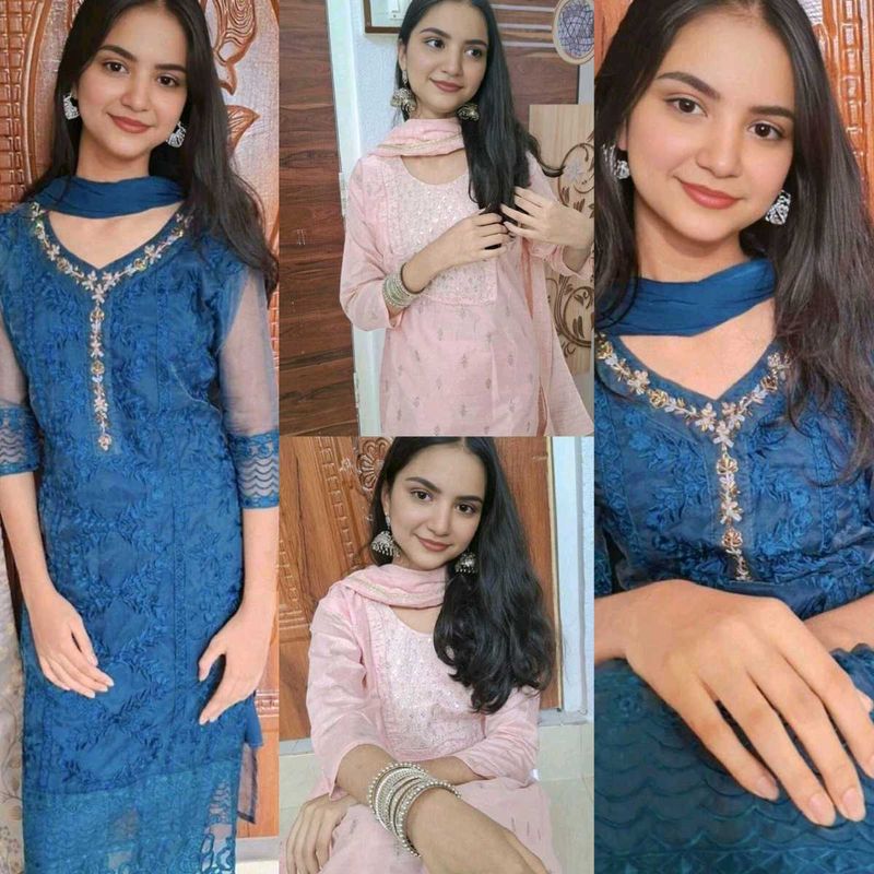 Combo of 2 kurta sets (SIZE~L&amp;XL)💙