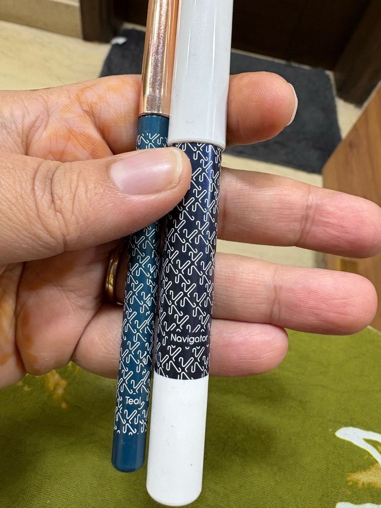 kay beauty Teal kajal &amp; Navigator Eyeliner Duo