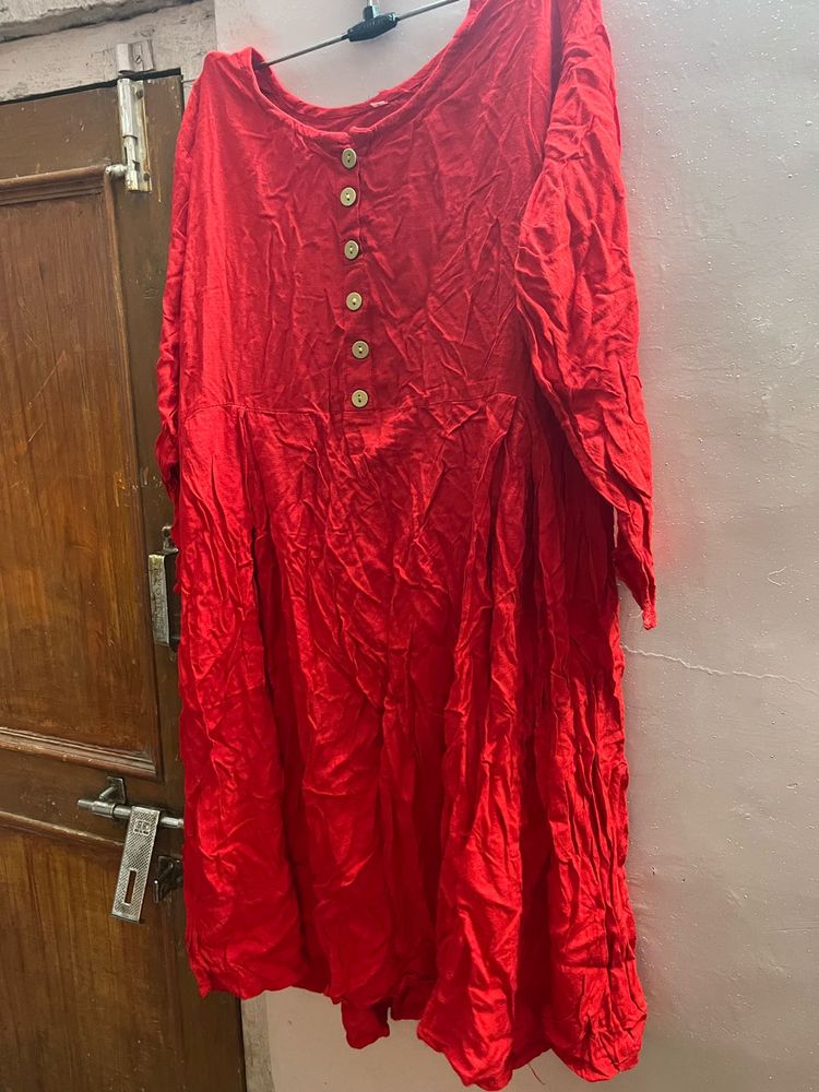 Red Kurti