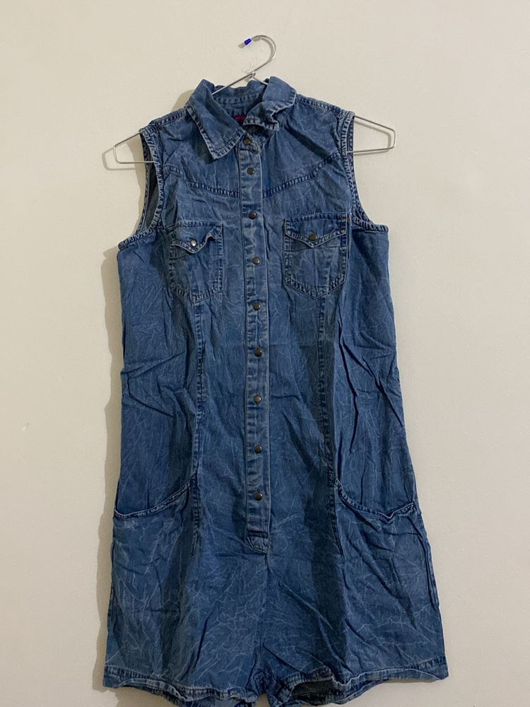 Blue Denim Dress