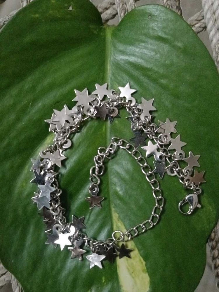 Star Charm Silver Bracelet