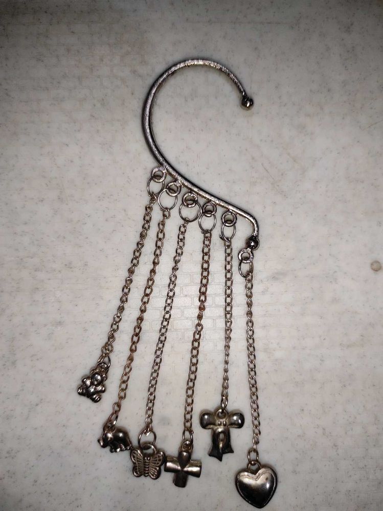Dangling Charm Ear Cuff