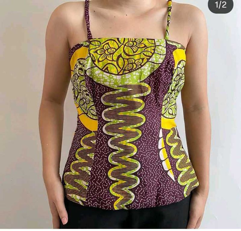 Patterned Cami Top