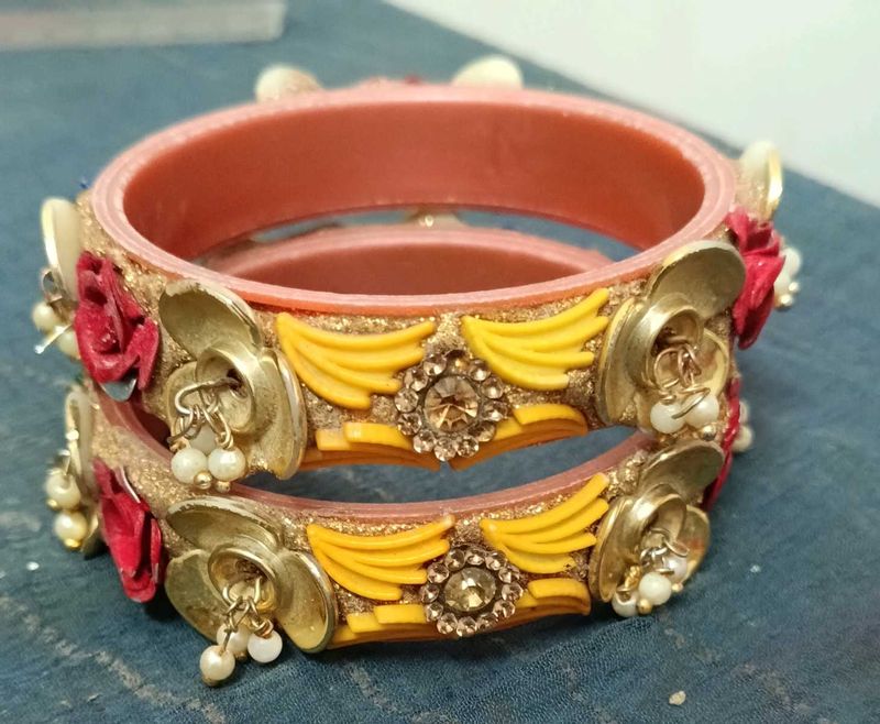Floral Bangle Set