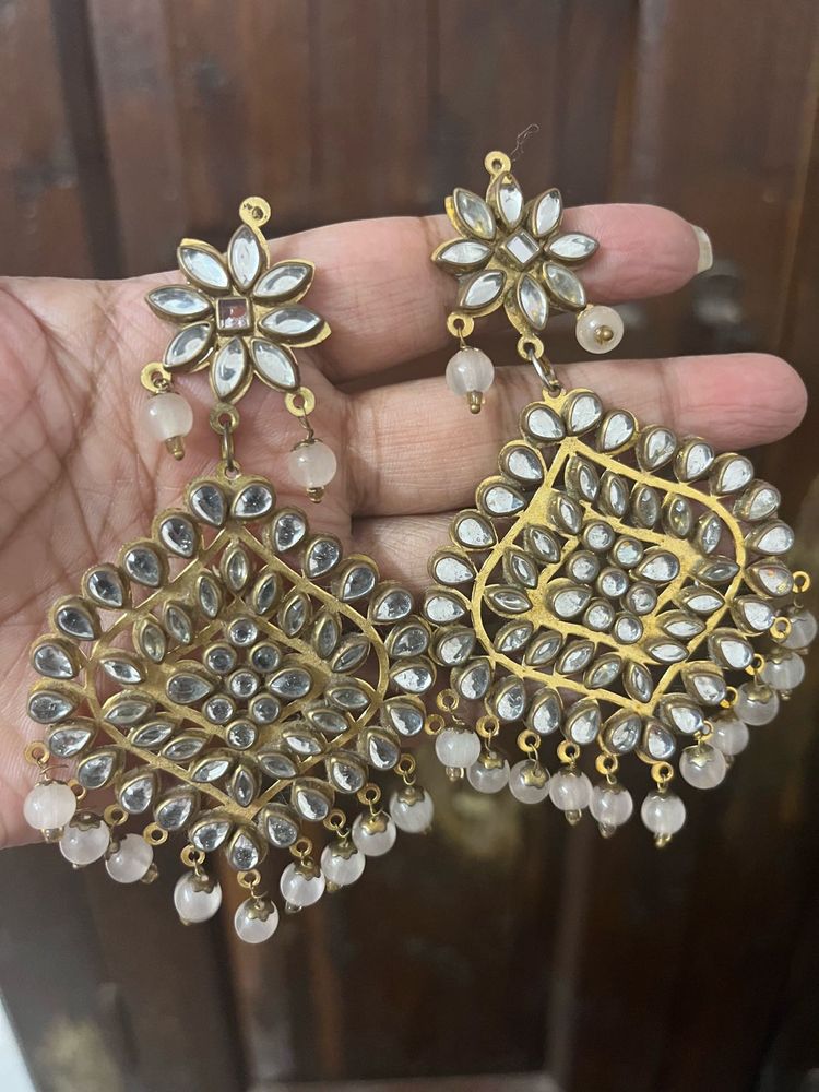 Elegant Kundan Earrings