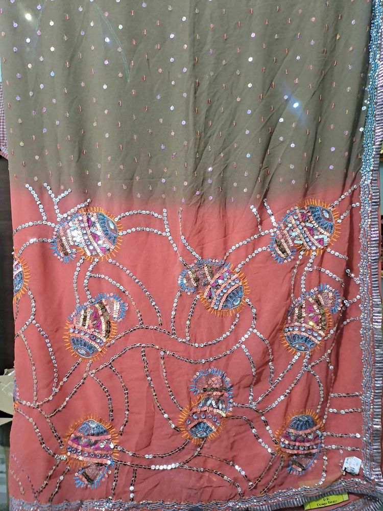 Elegant Embellished Saree