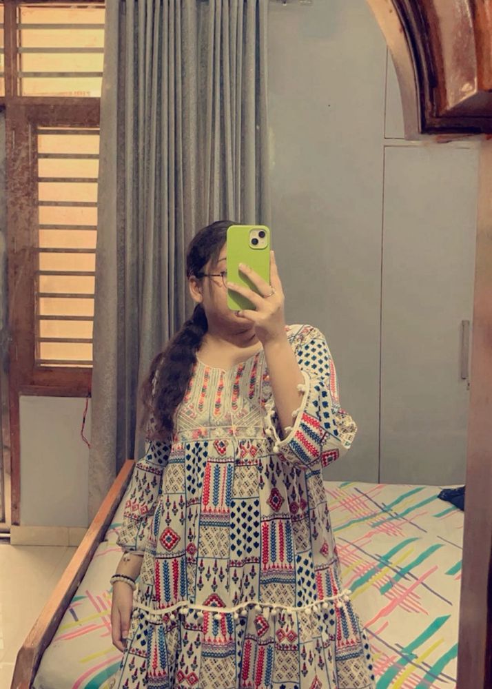 Boho Print Mini Dress