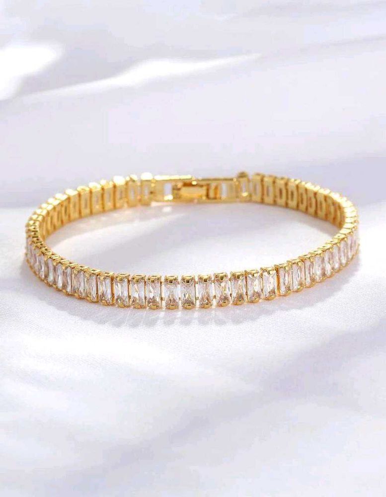 Gold-Tone Crystal Bracelet