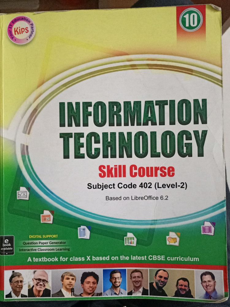 Class 10TH Information Technology Book Of Kips