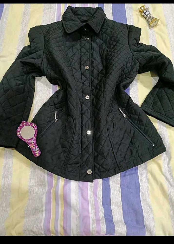 ck Classic Black Quilted Jacket