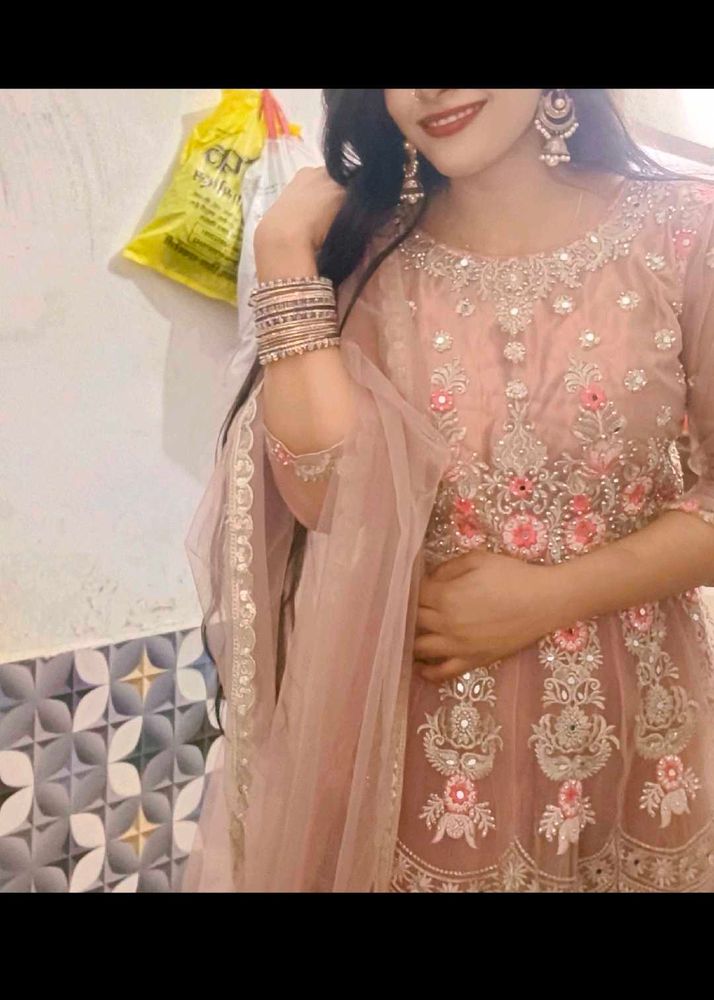 Long Flare Blouse With Sharara