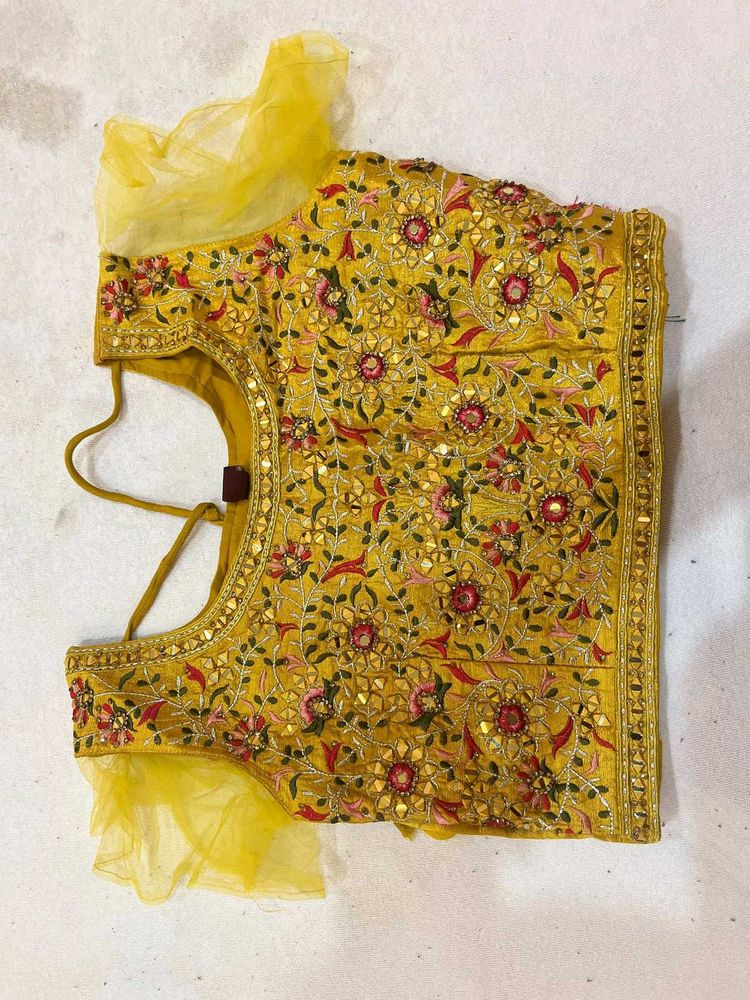floral print lengha