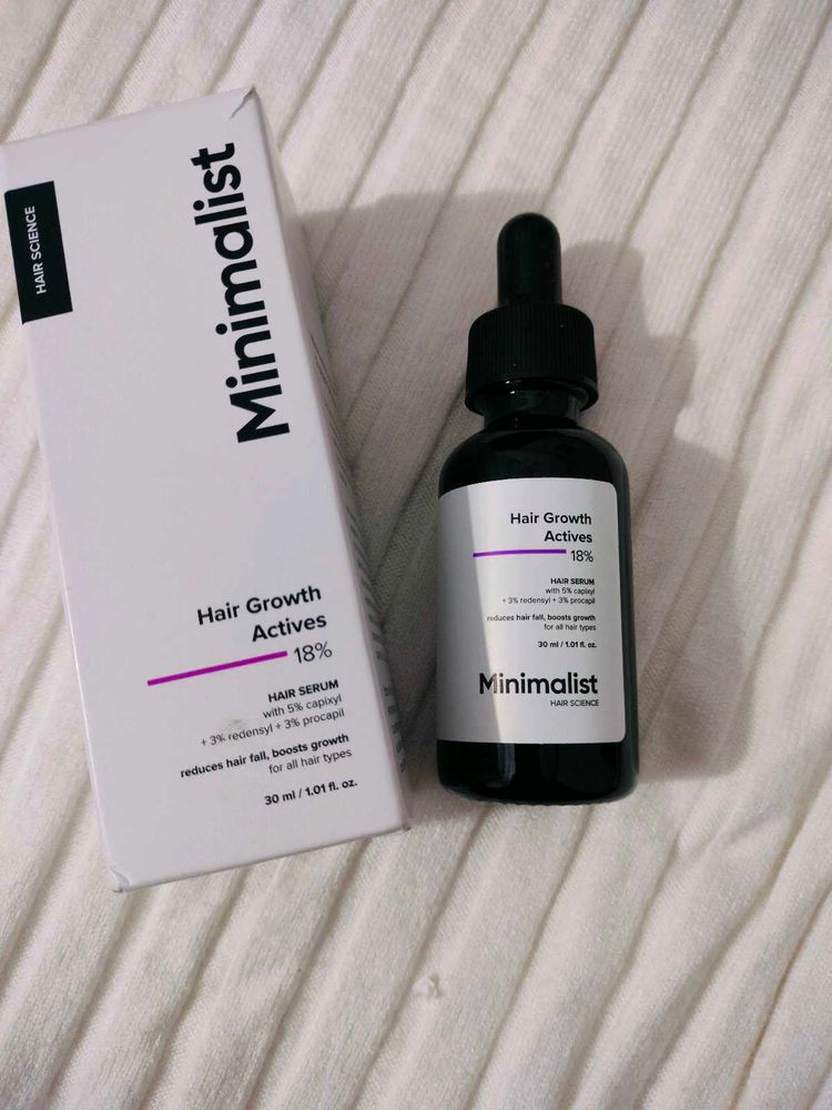 Minimalist Hair Growth Actives 18%