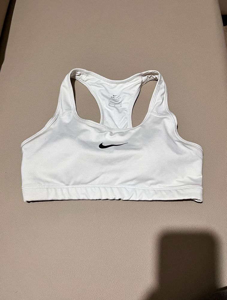 Nike White Sports Bra