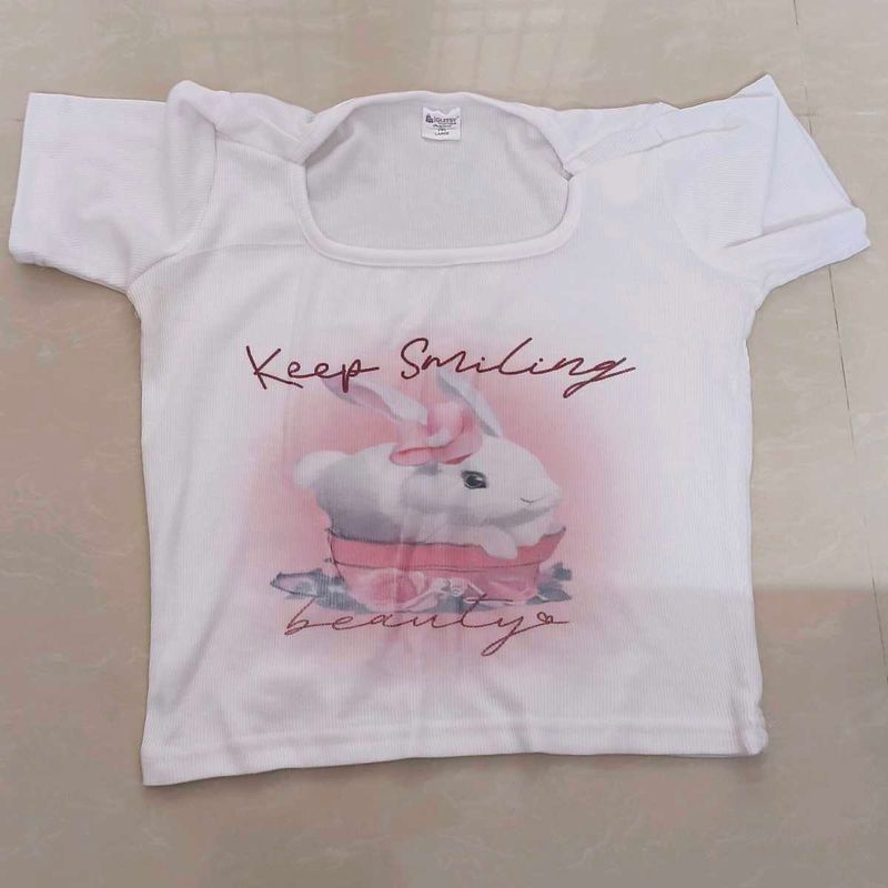 Cute Korean Crop Top