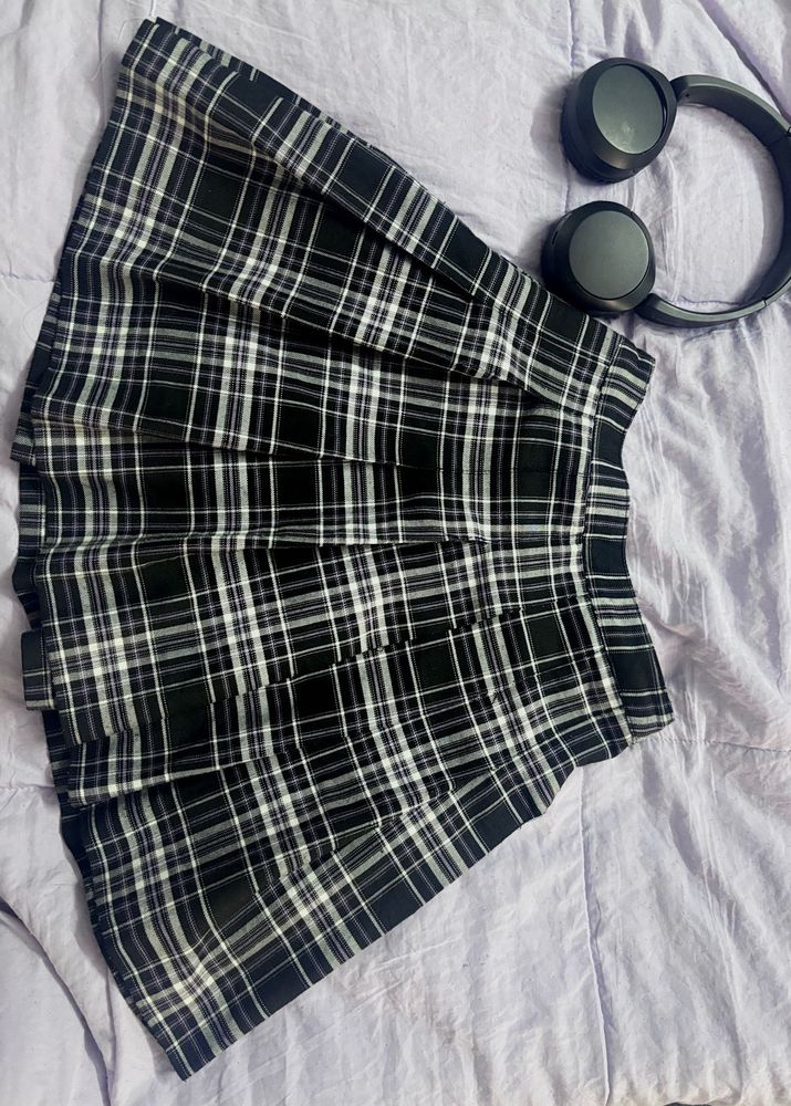 Plaid Mini Skirt