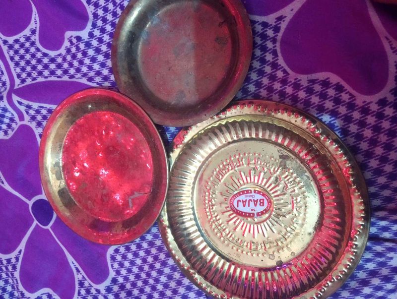 Combo Of Brass Plates