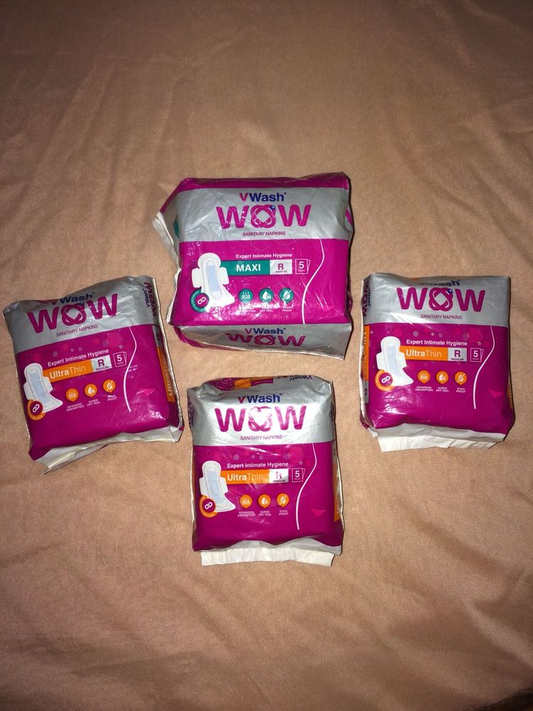 Sanitary Pads 4 Packets (Size Regular)