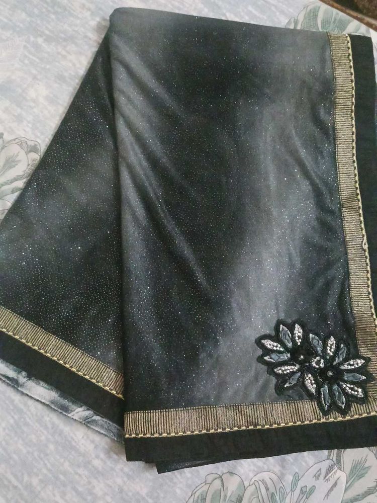 Black Rose Saree