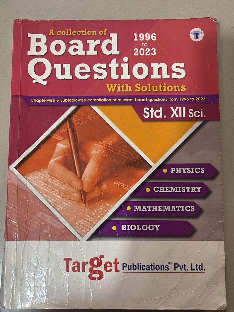Board Questions With Solutions 12th Science