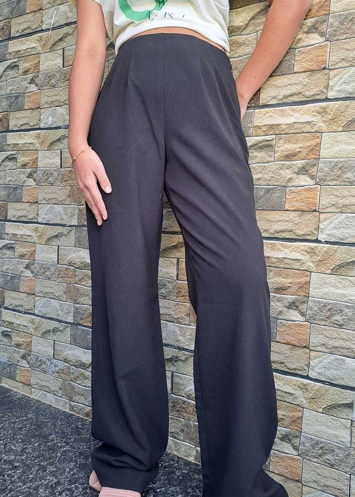 Wide Leg Black Pants - Flowy &amp; Comfortable