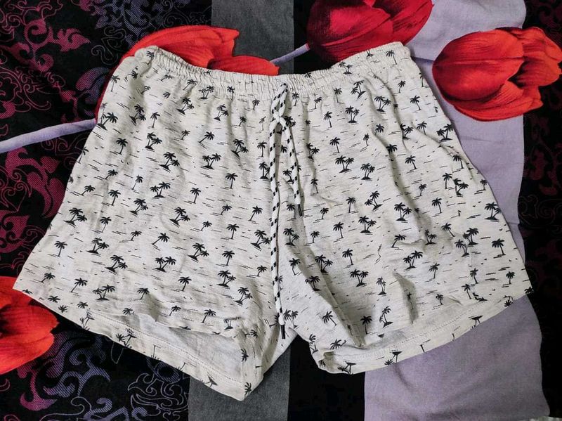 Palm Tree Print Shorts