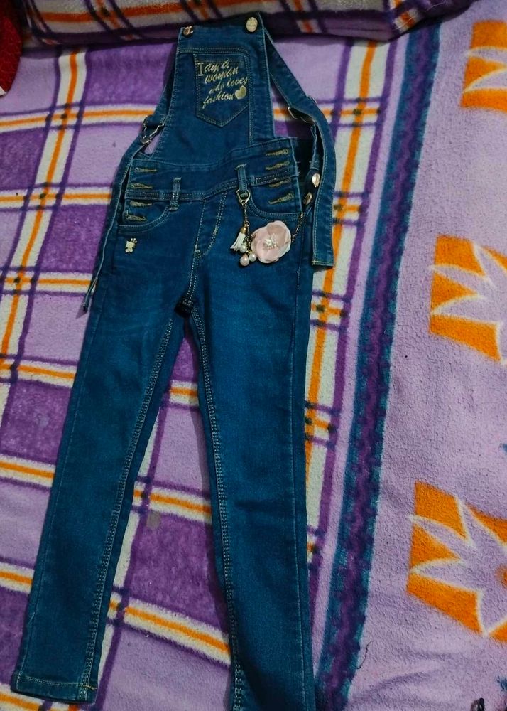 Cute Denim Dungarees for Kids