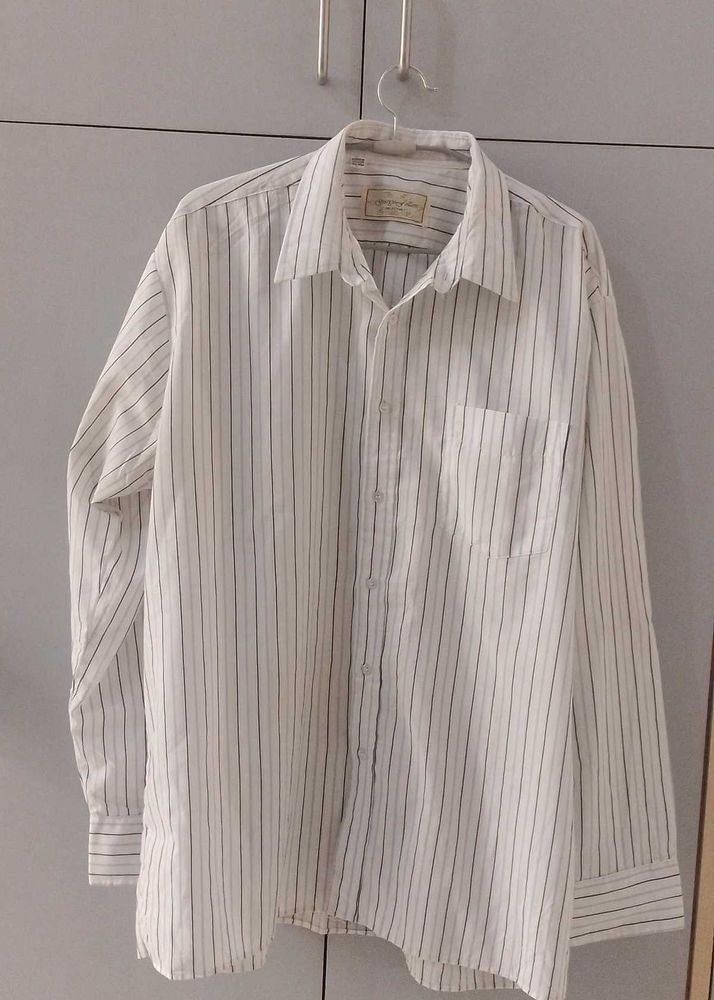 Striped Long Sleeve Dress Shirt