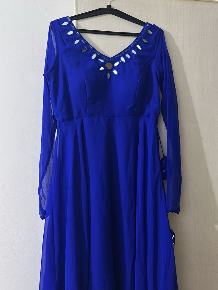 Elegant Blue Kurta Set Never Wore With Dupatta