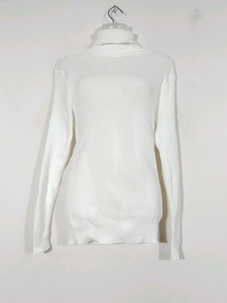 White High Neck Dress (Women)