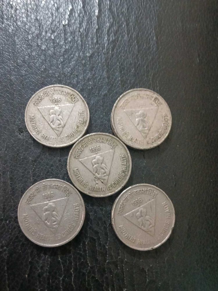 mother and health 5rs coin