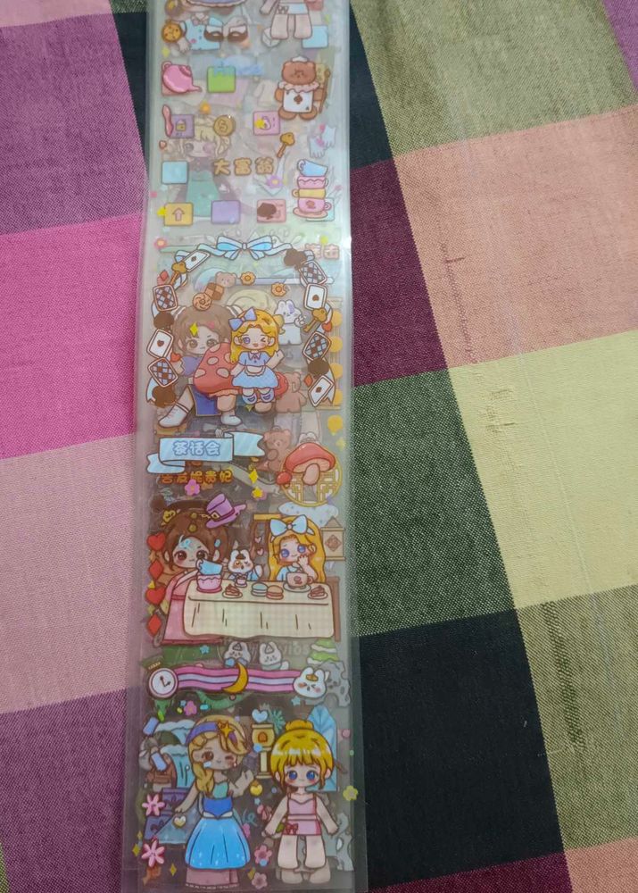 set of 6 sheets Stickers