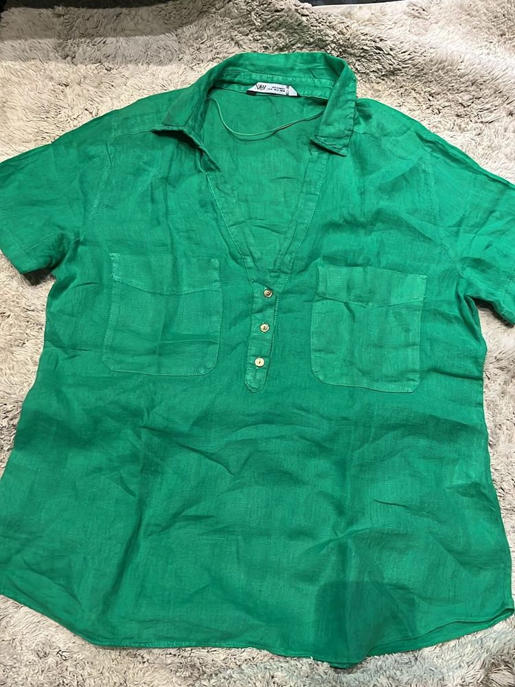 Zara Green Top👌