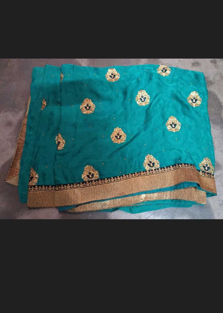 Today Offer Sell PartySaree Wear  Embroidery Work