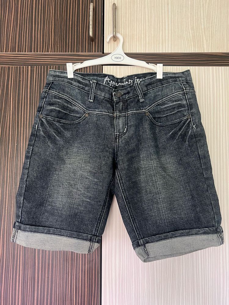 Denim Bermuda Shorts