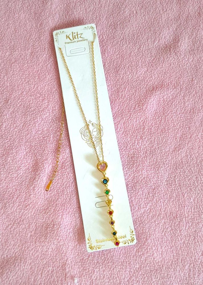 SALE 🎄🆕🎅STAINLESS STEEL Heart Charm Necklace